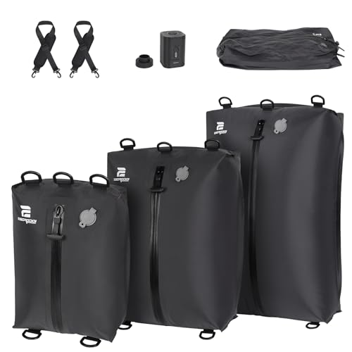 ESCRODOI 3 Pack Waterproof Vacuum Bags