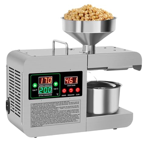110V Home Oil Press with Leak-Proof Design
