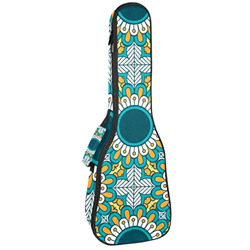 Sac à dos rembourré ukulélé ténor étanche housse concert soprano vert