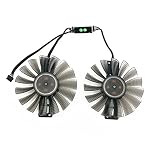 LTBXB GrafikkartenlüfterGrafikkarten-Lüfter,2Pcs/Set FD9015U12S GA92S2H Ersetzen VGA GTX1060 Super Jetstream Lüfter,Fit for MAXSUN Palit GTX 1060 Jetstream