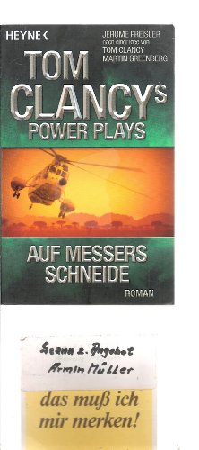 Tom Clancys Power Plays. Auf Messers Schneide [German] 3453721667 Book Cover
