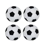 HoFire Table Soccer Foosballs Recreation Ball 1.42' Official Foosball Table Balls, Foosball Accessory Replacements for Home Recreation Room Foosball Table (White-4Pcs)