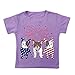 Boys Girls 4th of July Outfit Patriotic American Flag Funny T-Shirt, Independence Day Toddler (Purple, 2-3 Years)