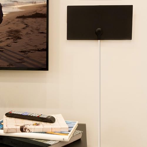 image for GE Ultra Edge Indoor HD Digital TV Antenna, Long Range Smart TV Antenn