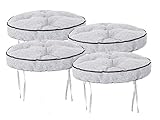 💚 Cojines para interior y exterior: los cojines son perfectos para salón, comedor, terraza, balcón, así como para muebles de jardín, sillas de jardín.