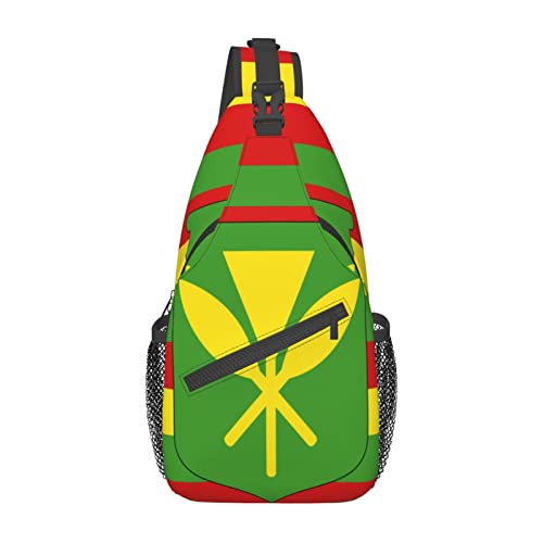 Mochila Bandolera Negra Unisex Compacta y Resistente miniatura 2
