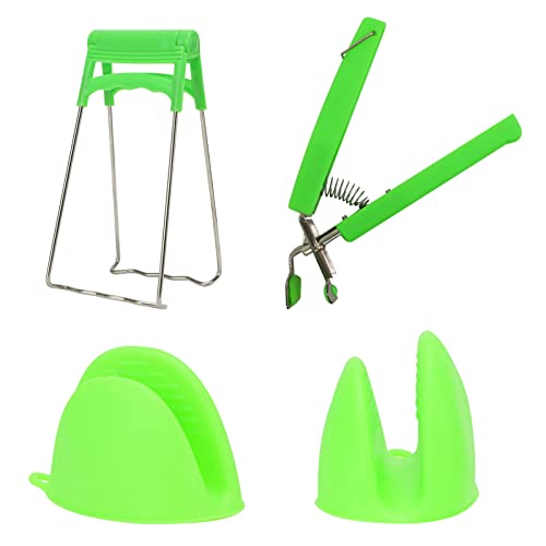 UTLB-X 4PCS Pinza de Clip de Tazón Pinza de Pinza para Platos Calientes Guantes de Silicona Espesa Pinzas Retriever Olla Pinza Caliente Estufa de Chef Pinza de Pinza para Plato Plato Microondas Cover