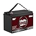 12V 100Ah Lifepo4 Battery, RV Lithium Battery Deep Cycle Battery 15000 Cycles Built-In 150A BMS 1.28kwh Energy Density for Home Storage,Trolling Motor, Rv, Solar Power System, Marine, Car Battery