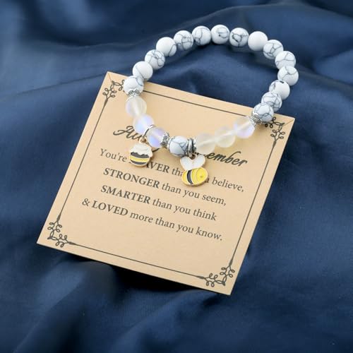 FUSTMW Honey Bee Bracelet Honey Pot Jewelry for Bee Lovers Gifts for Beekeepers Bumblebee Gift Appreciation Gifts3
