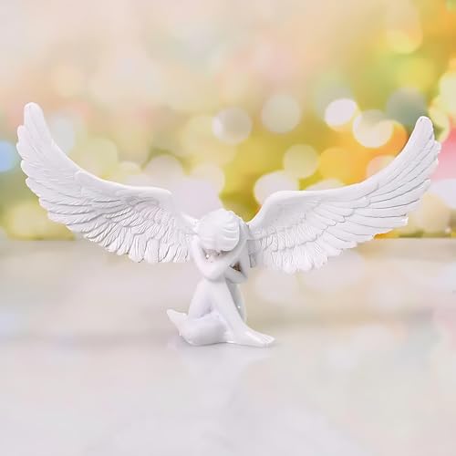 Estatua de Ángel pequeño de resina para decoración