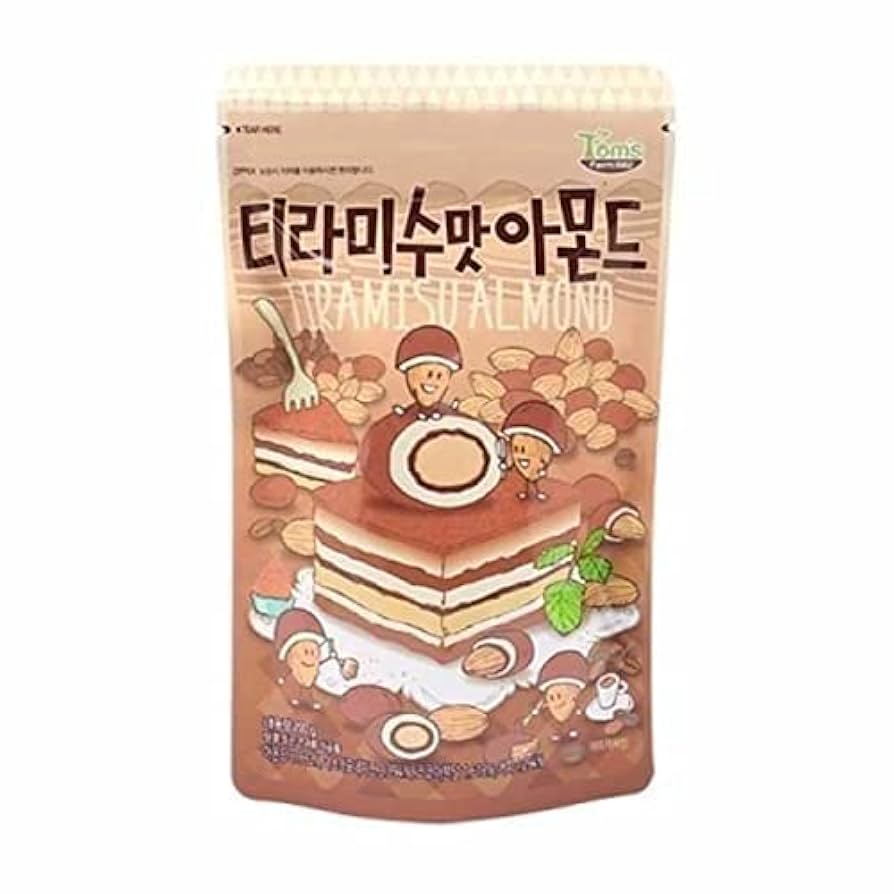 Amazon.co.jp: Tom's Farm 韓国のティラミスアーモンドナッツ