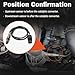 LSU 4.9 Lambda WideBand Oxygen Sensor O2 Sensor Compatible with AEM 30-4110 Digital UEGO AFR Gauge, 30-0300 X-Series Gauge, 30-0310 Inline Controller Replace 17025, 0258017025, 304110, 300300, 300310