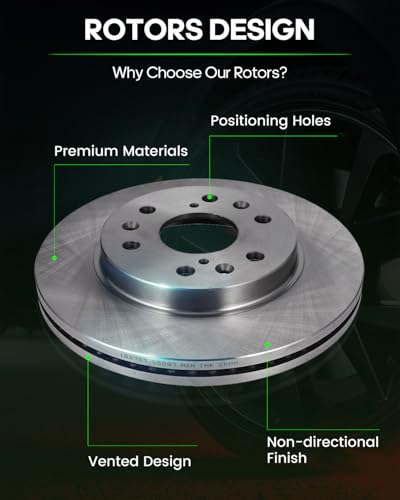 Image of SCITOO Brake Kits Front Rear Brake Rotors Brake Pad:55133;55097;D1363;D1707 | Fit For Cadillac For Escalade,For Escalade ESV,For Chevrolet For Silverado 1500,For Suburban,For Tahoe