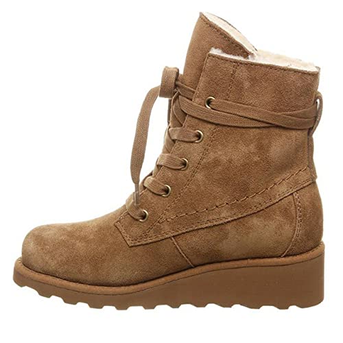 Bearpaw Krista Youth Hickory Size 13 | Youth 'S Boot Classic Suede | Youth 'S Slip On Boot | Comfortable Winter Boot #TOP19
