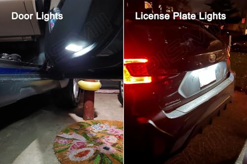 Kit de 9 luces LED interiores blancas 6000K para Subaru Forester miniatura 7