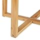 Relaxdays Beistelltisch 2er Set, runde Satztische, 48,5 & 60,5 cm hoch, modernes Design, Wohnzimmertisch, Natur/weiß