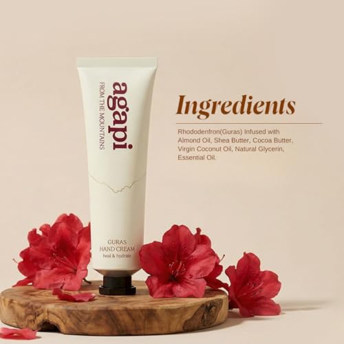 Image of Guras Hand Cream for Dry Hands, Deep Moisturising, Non-Greasy, Nourishing with Natural Oils, Repairing for Soft Smooth Hands
