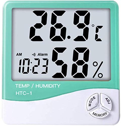Lcd Digital Temperatur Feuchtigkeitsmesser Home Indoor Outdoor Hygrometer Thermometer Wetterstation Mit Uhr