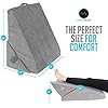 Bed-Wedge-Pillow-Adjustable-912-Inch-Folding-Memory-Foam-Incline-Cushion-System-for-Legs-and-Back-Support-Pillow-Acid-Reflux-Anti-Snoring-Heartburn-Reading--Machine-Washable