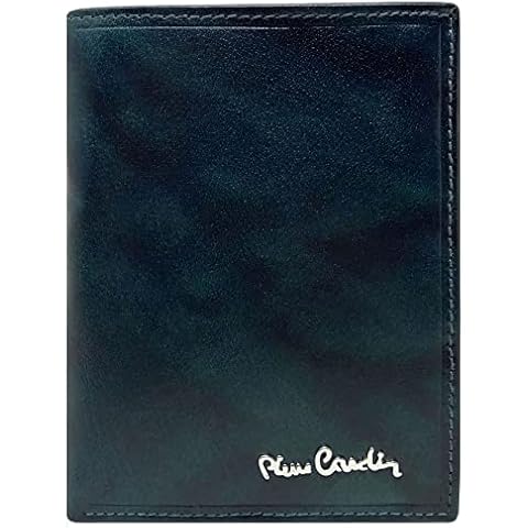 Cartera Pierre Cardin piel auténtica RFID turquesa Cover