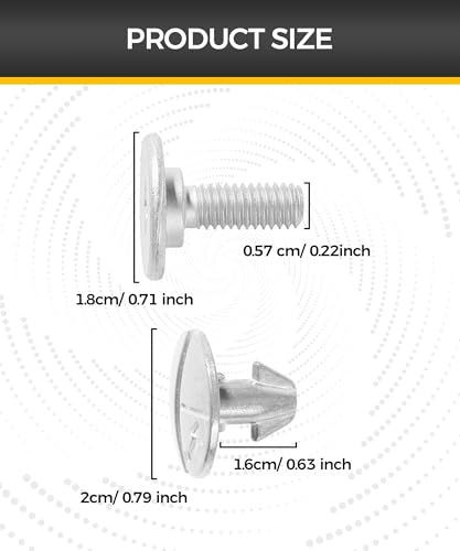 Image of 8PCS Lower Engine Cover Bolt Pin and Screws - Car Accessories Splash Shield, Radiator Engine Access Cover - Automotive Screws Compatible with 90674-TY2-A01 90105-TBA-A00