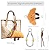 XIXIAOYAN Croissant Plush Keychain - Cute Smiling Face Plushie Charm, Soft Fluffy Stuffed Charm for Purse, Handbag, Backpack & Car Keys - Adorable Bag Charms for Women (Pom Pom Keychain Gift)