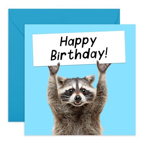 CENTRAL 23 Carte D'anniversaire Raton Laveur Pour Homme Et Femme