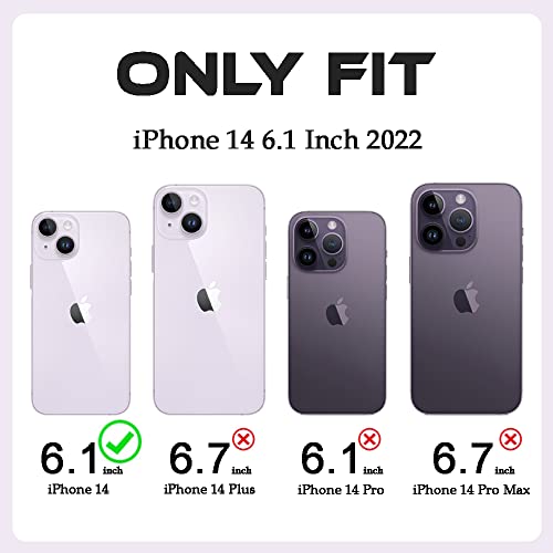 KEXAAR Designed for iPhone 14 Case, for Girls Woman, White Black Marble Pattern Slim Soft Back Shockproof Protective Cover for iPhone 14 6.1 inch 2022(Fancy14) by KEXAAR - Used condition - Image 9