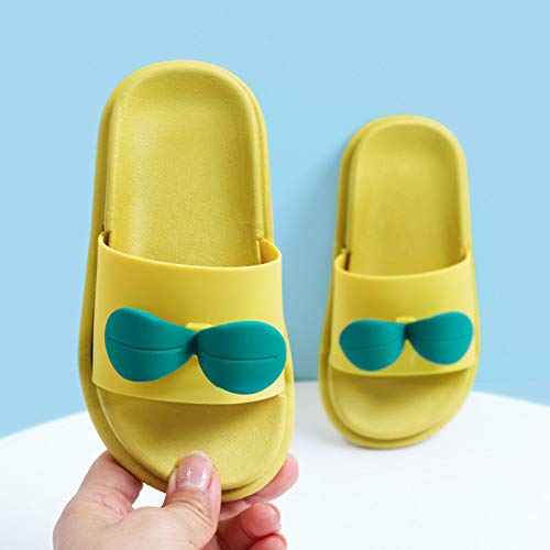 EnJoCho Toddler Boys Girls Cartoon 3D Leaf Floral Bath Shower Slippers Kids Soft Slide Sandals Non-Slip Summer Beach Shoes2