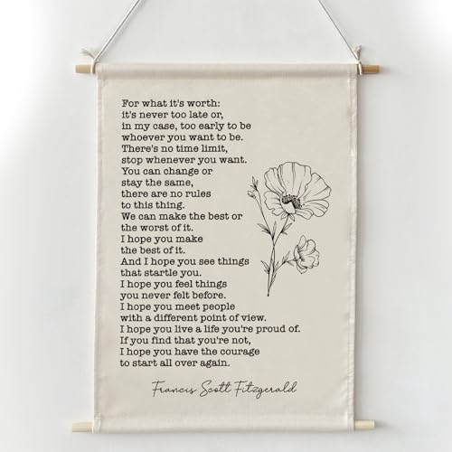 for What It's Worth Print Posters Hanger Frame Wall Art,