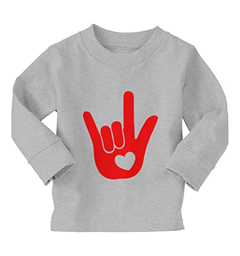 I Love You Sign Language Hand - Heart Infant/Toddler Cotton Jersey T-Shirt