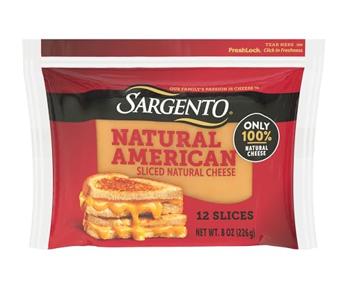 Sargento Natural American Sliced Cheese, 12 Slices
