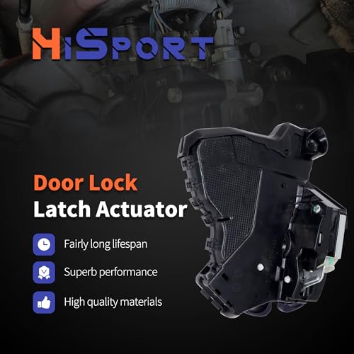 Image of HiSport Door Lock Actuator Motor Front Left Driver Side 69040-0C050 | Compatible with Lexus Toyota 4Runner Camry Camry Hybrid Highlander Prius C V Sequoia Tundra Venza CT200h Convertible & More