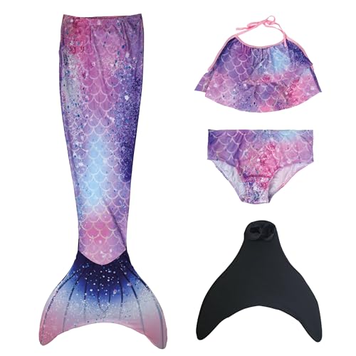 MYLILY | Fisch Tail Mädchen mit Bikini für Kinder | Blue Sky | Cosplay...