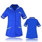 Swift Wear | Women's | Healthcare Rever Collar Tunic | Ideal for Nurses, Therapist Care Home and Private Health Care Workers (Royal Blue, 14) - Image 1