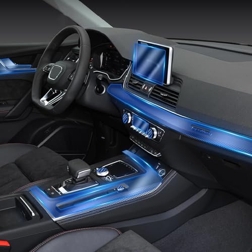Film TPU console Audi Q5 fini les rayures intérieures
