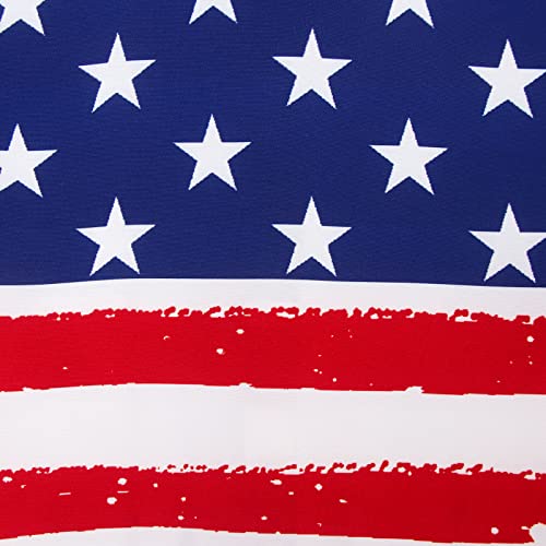 Raisevern Boys American Flag Button Down Shirt Patriotic Star Short Sleeve Luau Tops For Beach Summer (7-8 Years) #TOP5