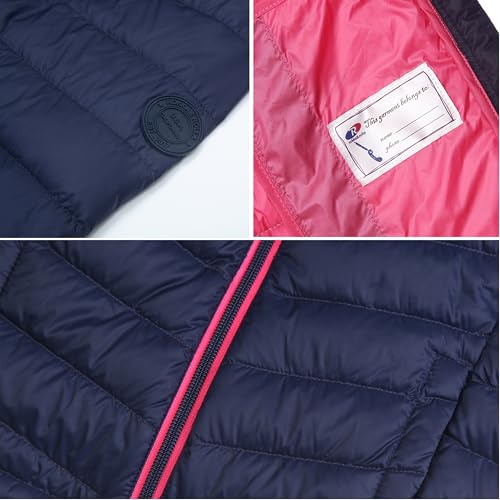 Image of Rokka&Rolla Girls' Ultra Lightweight Packable Down Puffer Jacket Coat