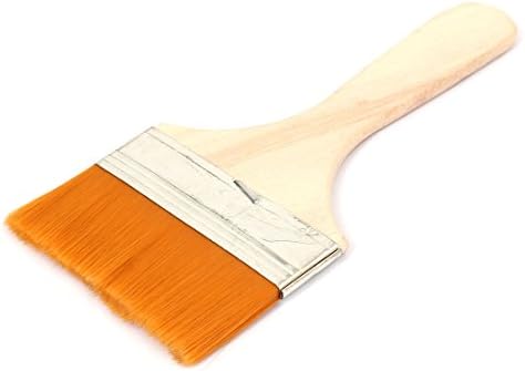 Aexit 77mm Width Painting Supplies & Wall Treatments Orange Head Wood Handle Flat Large Paint Brushes Area Brush