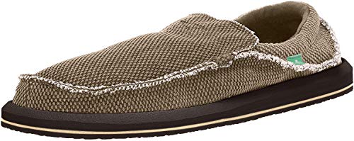 Sanuk Men's Chiba Sidewalk Surfer Shoe (11 D(M) US, Brown)