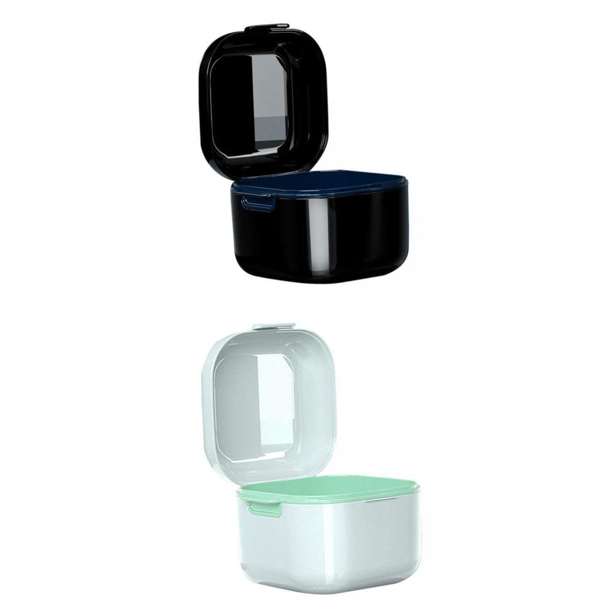 UJEAVETTE® Denture Case w/Strainer Basket Bath Cleaning Soaking for Night Guard;-picture-19