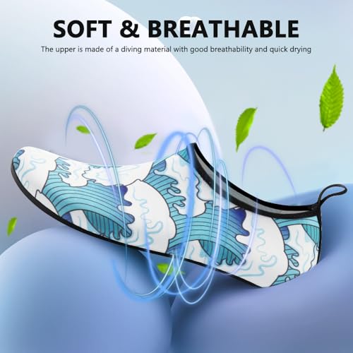 Image of Water Shoes for Women Men Quick-Dry Barefoot Aqua Socks Swim Pool Non Slip Surf Yoga Exercise Outdoor Trave Essentials