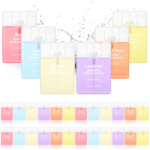 24 Pack Hand Sanitizer Spray Bulk Travel Size, 0.67 Fl. oz