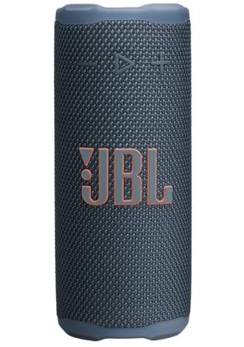 JBL Grip, Altavoz Bluetooth Compacto, Sonido JBL Pro, AI Sound Boost, Resistencia al Agua IP68, luz Ambiental, autonomía de 14 h, conexión Multi-Altavoz Auracast, aplicación JBL Portable, Azul