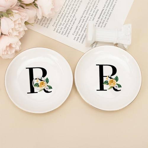 Plato decorativo de monograma para regalo de Navidad 7