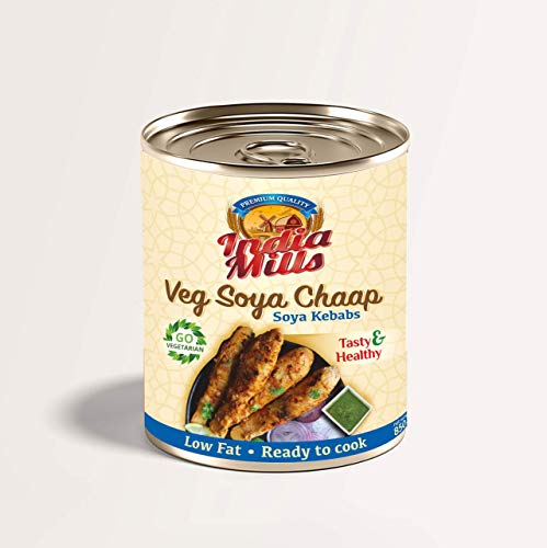 INDIA MILLS Veg Soya Chaap Kebabs, 850 gm