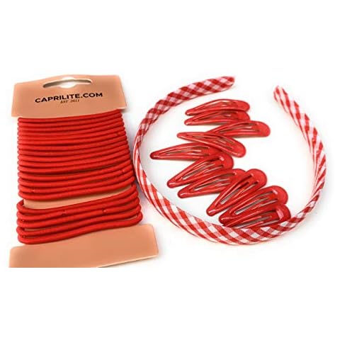 Mega Girls' Hair Accessories Set - Gingham Cover