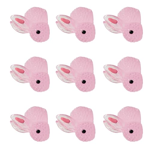 Accessoires intérieure figurines résine lapins pour sublimer vos pots de fleurs ternes