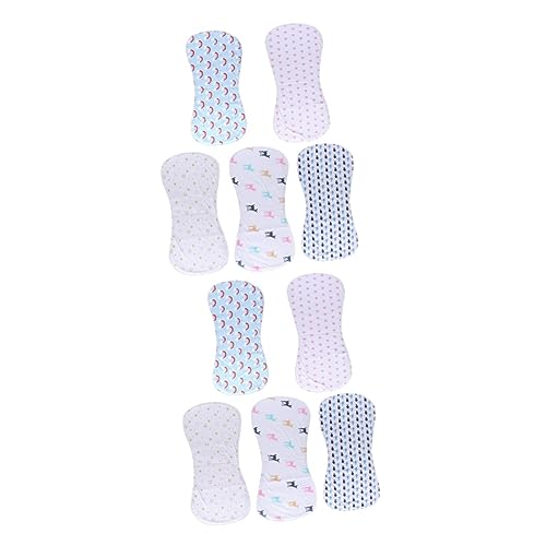 Totority 10 Piezas Toalla para Eructar Toalla para Escupir Baberos De Algodón para Niña Toallitas para Bebé Muselina Toallitas para Bebé Niño Trapos para Cochecito De Bebé Mantas para