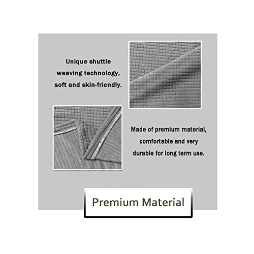 Stretch Armrest Covers - Arm Covers For Sofa, Sofa Armrest Protectors, Armchair Slipcovers For Recliner Sofa 2Pcs (Light Grey) #TOP6